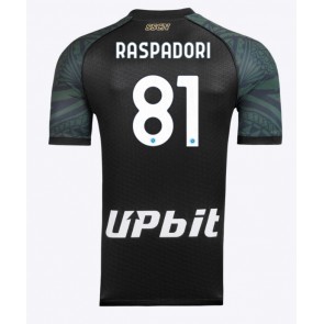 SSC Napoli Giacomo Raspadori #81 Tredje trøje 2023-24 Kort ærmer